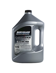 Quicksilver 4-Stroke Syntetic Blend, 25W40, 4л